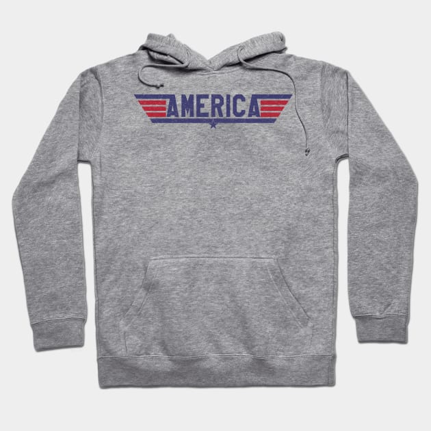 America-4th of July Hoodie by LMW Art